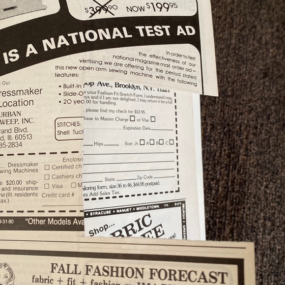 Vintage VOGUE Pattern Book July August 1980 RARE - Picture 4 of 5